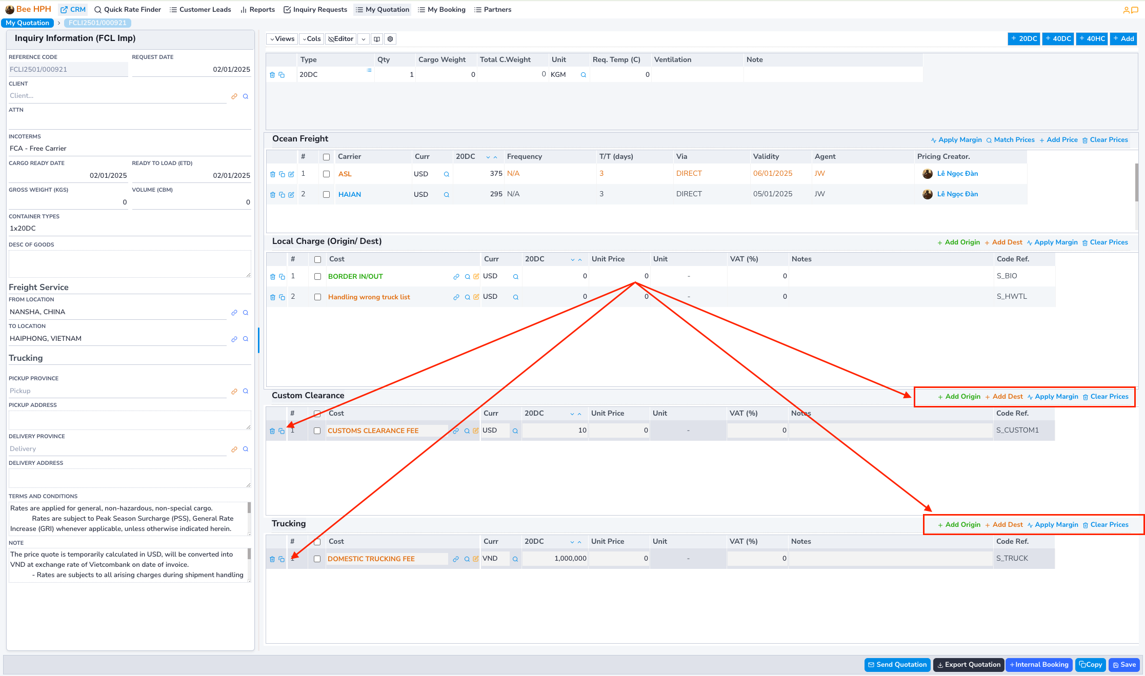 Placeholder for Custom / Trucking